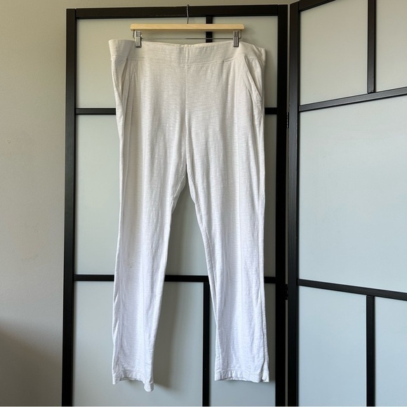 Tommy Bahama Pants - [XL] Tommy Bahama White 100% Cotton Straight Leg Beach Lounge Pants